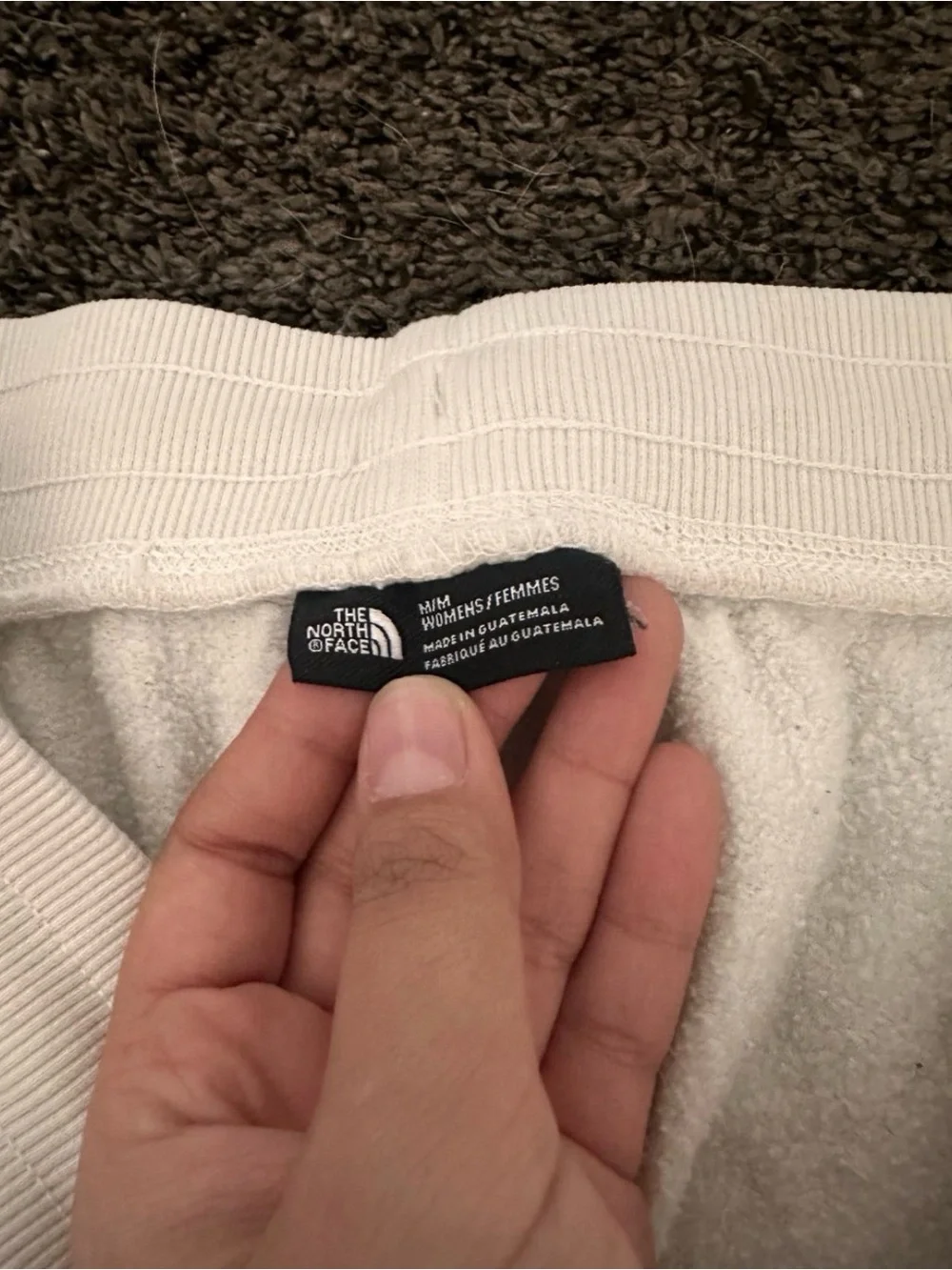 The North Face Off-White Lounge Pants Size Medium 0210